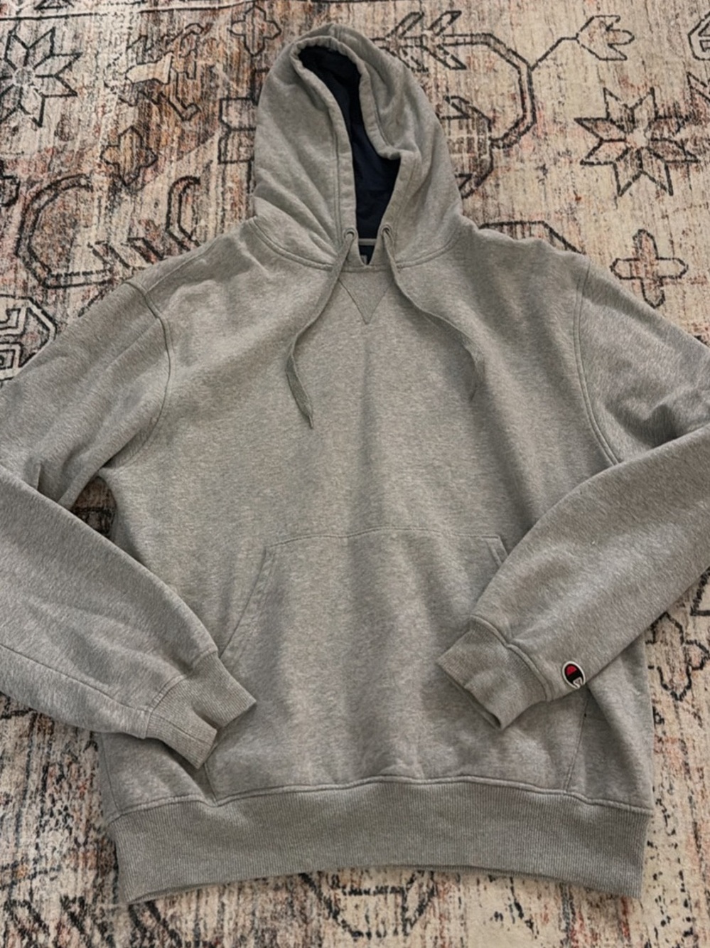 Champion Grey Hoodie M